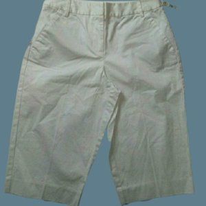 NWT Talbots white bermuda shorts size 4 petite